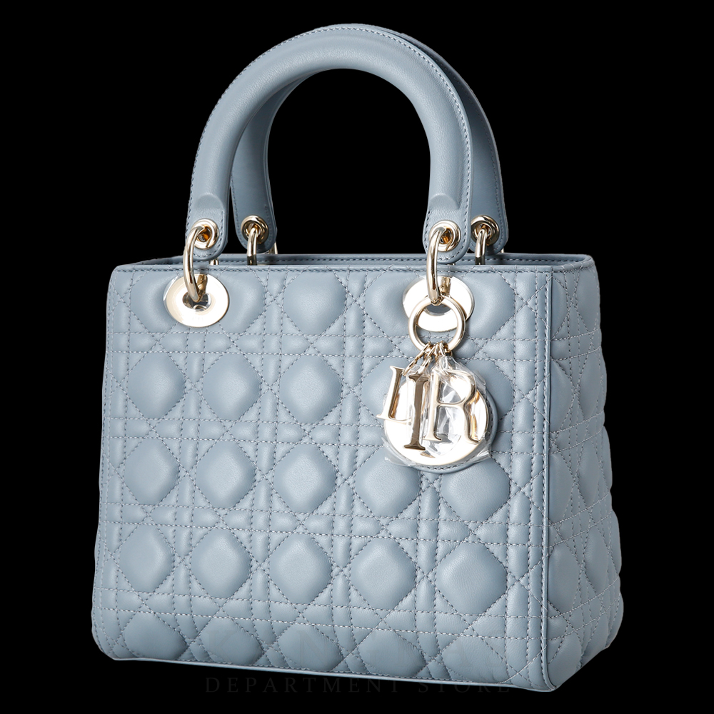 CHRISTIAN DIOR(USED)크리스찬디올 레이디디올 미듐 스카이블루